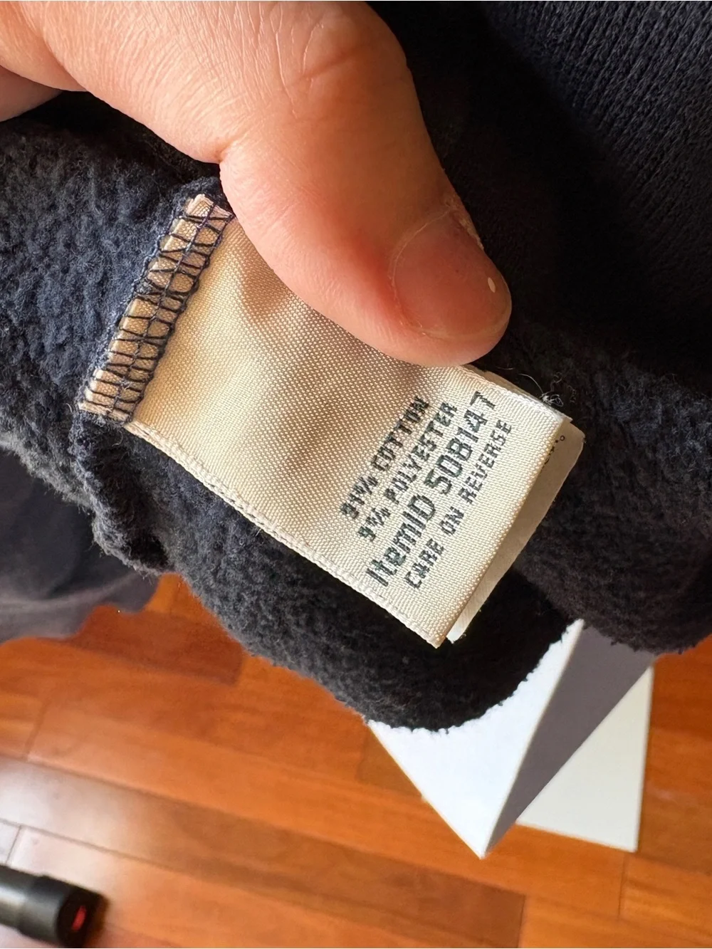 Vintage LL Bean Blue Grey Crewneck Sweatshirt Pullover Cotton Men’s Size XL Reg